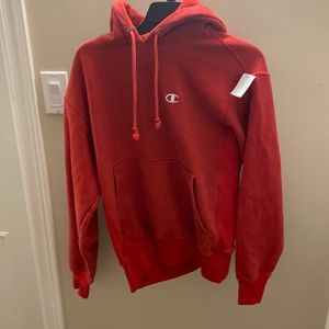 Red Champion Hoodie